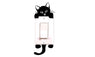Cat Light Switch Sticker Cartoon Decor Decals