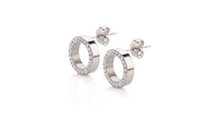 Zinc Alloy Crystal Stud Earrings For Women - sparklingselections