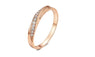 Lovers Rose Gold Color Wedding Ring