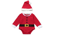 Rompers with Christmas Hat Jumpsuit - sparklingselections