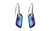 Women Blue Rainbow Topaz Drop Earrings - sparklingselections