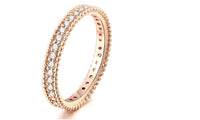Rose Gold Color Simple Classic Wedding Ring - sparklingselections
