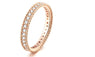 Rose Gold Color Simple Classic Wedding Ring