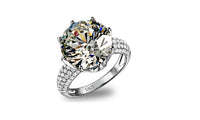 Silver Color Heart Rings - sparklingselections