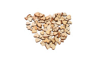Wood Wooden Love Heart Wedding Table Scatter Decoration - sparklingselections