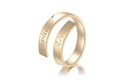 Personalized Letter Ring - sparklingselections