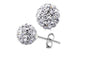 Silver Fashion Ball Stud Earrings for Women