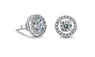 Zirconia Silver Color Stud Earring