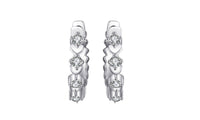 Cubic Zirconia Hoop Earrings - sparklingselections
