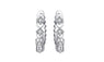Cubic Zirconia Hoop Earrings