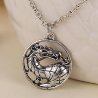 Dragon Vintage Pendant Necklace - sparklingselections