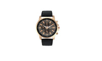 Faux Leather Quartz Analog Wrist Watch - sparklingselections