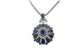 Resin Silver Plated Pendant Long Necklace