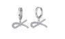 Lacy Shaped Hoop Earrings