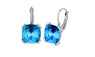 Square Crystal Ear Buckle Earrings For Women