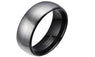 Black Band Male Engagement Rings