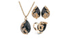 Gold Color Peacock Jewelry Set For Women