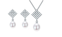 Silver Freshwater Pearl Jewelry Sets - sparklingselections