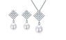 Silver Freshwater Pearl Jewelry Sets