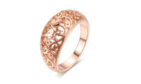 Hollowing craft Rose Gold Color Ring - sparklingselections