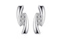 White Crystal Sterling Silver Beautiful Earrings For Girls