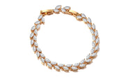 Gold Color Plated Zircon Bracelet Bangles For Women - sparklingselections