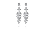 Stylish Crystal New Wedding Long Earrings - sparklingselections