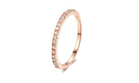 Rose Gold Color Round Shape Stylish Wedding Women Rings - sparklingselections