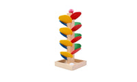 Tree Marble Ball Run Track Game Wooden Toys - sparklingselections