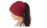 Winter Warm  Knitted Bonnet Hats For Women - sparklingselections