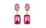 Multicolor Square Candy Drop Earrings
