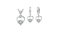 Romantic Heart Bridal Jewelry Sets - sparklingselections