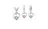 Romantic Heart Bridal Jewelry Sets