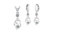 Cute White Cat & Mouse Jewelry Sets For Women - sparklingselections