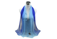 Fashion Chiffon Gradient colors georgette  scarves - sparklingselections