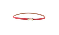 Female PU Leather Thin Belt - sparklingselections
