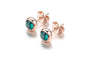 Rose Gold Color Stud Earrings