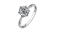 Zircon Inlaid Wedding Engagement Ring - sparklingselections