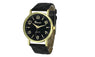 Leather Analog Quartz Watch Women