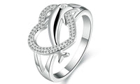 Silver Plated Fashion Wedding Ring - sparklingselections