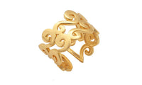 Gold Color Trendy Resizable Rings For Women - sparklingselections