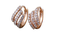Trendy Classic & Romantic Fashion Gold-Color Hoop Earrings New Dress Match Party Earrings - sparklingselections