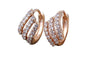 Trendy Classic & Romantic Fashion Gold-Color Hoop Earrings New Dress Match Party Earrings
