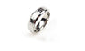 Silver Stainless Steel Male Ring