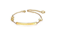 Silver Gold-Color Bracelet  For Love Women - sparklingselections