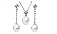 Freshwater pearls fine jewelry set - sparklingselections