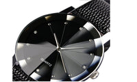 Black Stainless Steel Strap Fashion Watches For Women - sparklingselections