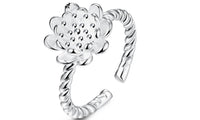 Silver Plated New Design Finger Ring - sparklingselections