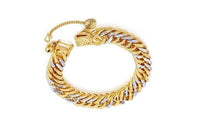 Men Silver Gold Chain Multicolored Nice Bracelets - sparklingselections