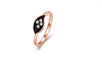 Geometry Water Drop Crystal Point Wedding Ring(7,8) - sparklingselections